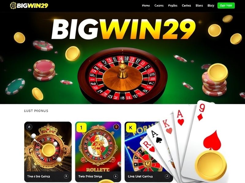Welcome to bigwin29.com, your premier destination for online Gambling Games. Explore exclusive bonuses, play Live Dealer and Slots, join Poker Tournaments, and discover why bigwin29 is the top choice for real-money gaming. New players can Sign Up Now and claim their Welcome Offer!
